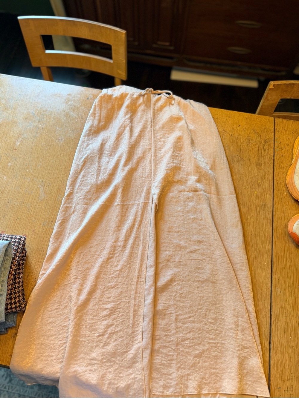 lavender field Light Pink Maxi Skirt